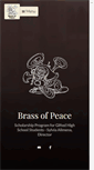 Mobile Screenshot of brassofpeace.org